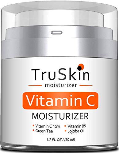 BEST Vitamin C Moisturizer Cream for Face, Neck & Décolleté for Anti-Aging, Wrinkles, Age Spots, Skin Tone, Firming, and Dark Circles. 1.7 Fl. Oz