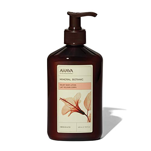 AHAVA Dead Sea Mineral Botanic Velvet Body Lotion, Hibiscus & Fig