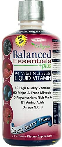 Balanced Essentials Liquid Nutritional Supplement, 32 Ounces - Very Berry