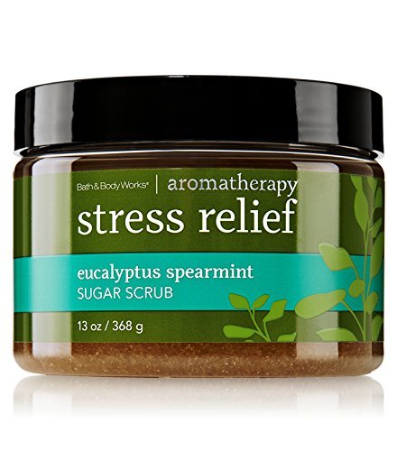 Bath & Body Works AROMATHERAPY Stress Relief Eucalyptus Spearmint Sugar Scrub 13 Fl Oz