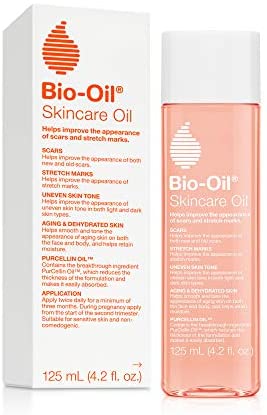 Bio-Oil Skincare Oil, 4.2 Ounce, Body Oil for Scars and Stretchmarks, Hydrates Skin, Non-Greasy, Dermatologist Recommended, Non-Comedogenic, For All Skin Types, with Vitamin A, E