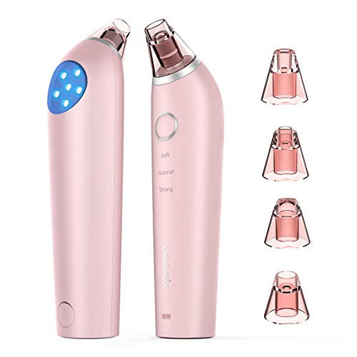 Blackhead Remover Pore Vacuum, Xpreen Pore Cleaner Facial Comedone Removal Extractor Kit and Skin Care Tool for Electric Pore Suction Face Cleanser, Beauty Device with LED Screen for Women Men Nose