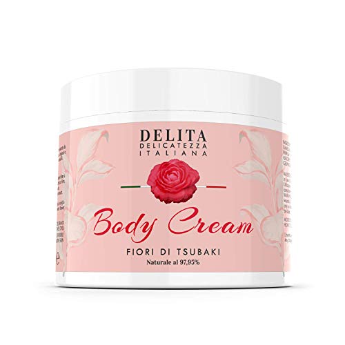 Dulàc - Body Cream - Tsubaki Flowers Moisturizing Body Cream - 16.91 Fl.oz - Hydrates, firms and smoothes your skin - Natural at 97,95% - DELITA