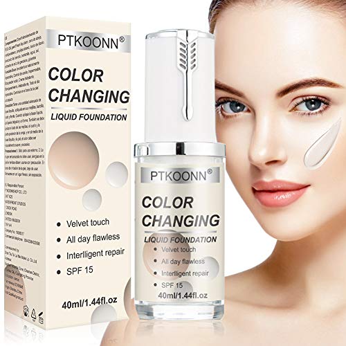 Liquid Foundation,Foundation Cream,Flawless Colour Changing Foundation,Hides Wrinkles & Lines,BB Cream,Covering Imperfections Liquid Complete Foundation Cover,Universal Shade for ALL Skin Makeup