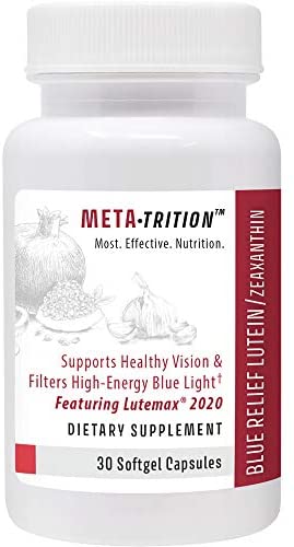 Metatrition Blue Relief Lutein/Zeaxanthin Nutritional Supplements, 30 Count