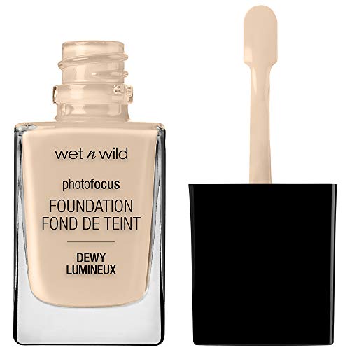 wet n wild Photo Focus Dewy Foundation, Nude Ivory, 1.06 Ounces