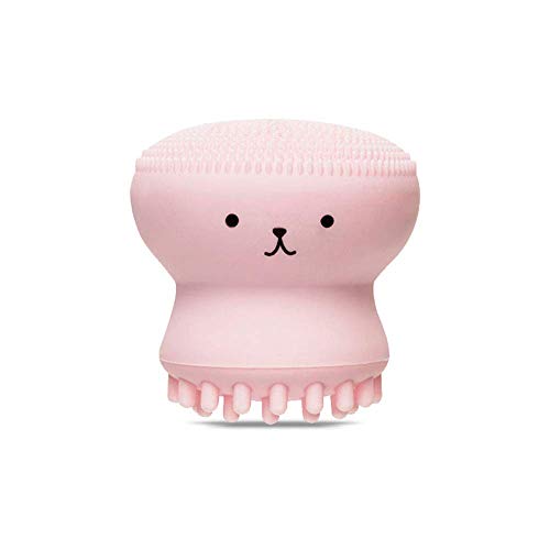 Etude House My Beauty Tool Jellyfish Silicon Brush - All in One Deep Pore Cleansing Sponge & Brush, For Exfoliating, Massage, Cleansing Soft Brush