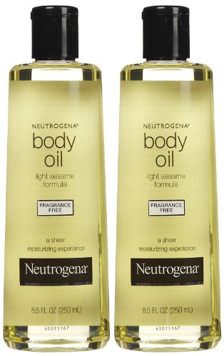 Neutrogena Body Oil, Fragrance Free, 8.5 oz, 2 pk