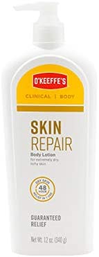 O'Keeffe's Skin Repair Body Lotion and Dry Skin Moisturizer, Pump Bottle, 12 ounce