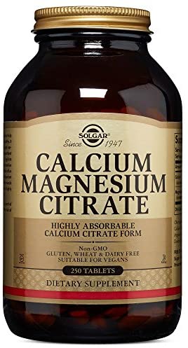 Solgar – Calcium Magnesium Citrate, 250 Tablets