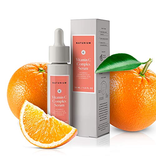 Vitamin C Complex Serum 22% - 1 oz, Brightening Facial Serum with 22% Vitamin C Complex Plus Hyaluronic Acid & Vitamin E