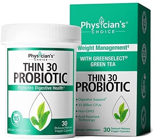 Probiotics for Women - Detox Cleanse & Weight Loss Support - Clinically Studied Greenselect- Organic Prebiotics, Digestive Enzymes, Apple Cider Vinegar, Green Tea Extract, Cayenne - 30 Capsules