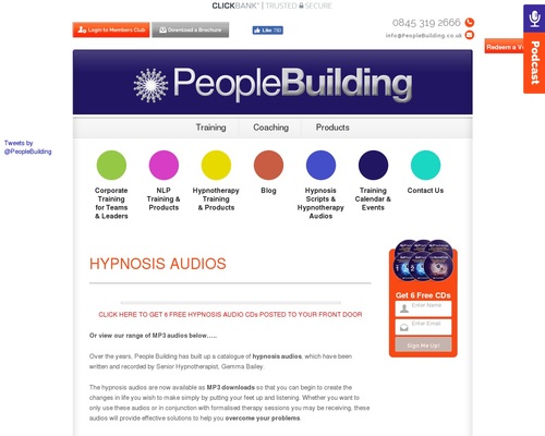 Hypnosis Scripts, Hypnosis CDs, NLP CDs, Hypnosis Ebooks, NLP Ebooks