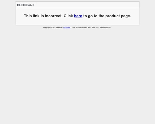 Unauthorized Affiliate - error page