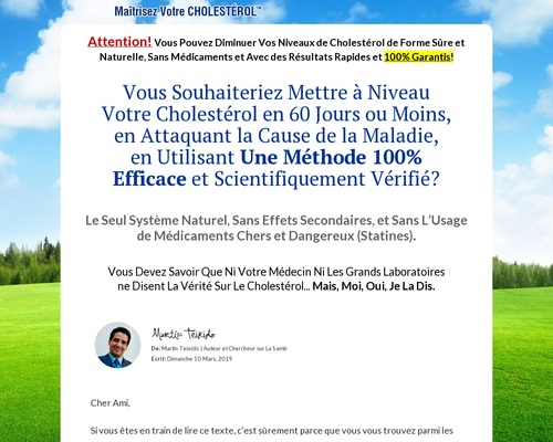 Maîtrisez Votre Cholestérol™ | Réduisez le Cholestérol en 60 Jours de Forme Naturelle