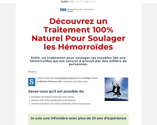 Soulagement  des Hemorroide - Stop Hemorroide